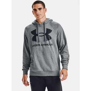 Under Armour Rival Fleece Big Logo HD Mikina Šedá