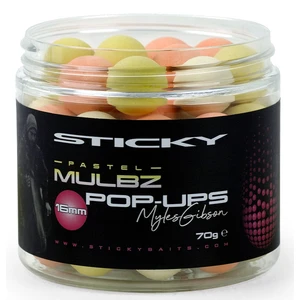 Sticky baits plovoucí boilies mulbz pastel pop-ups 70 g - 16 mm