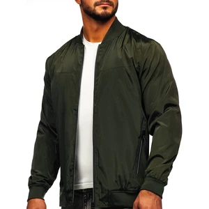 Khaki pánský přechodový bomber Bolf W3909