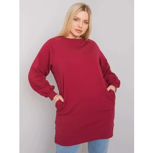 Larger women's cotton sweatshirt