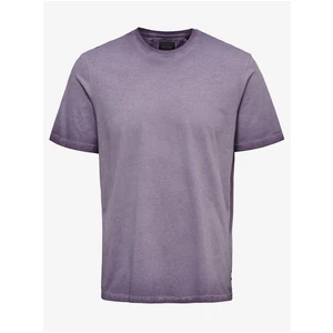 Purple basic T-shirt ONLY & SONS Millenium - Men