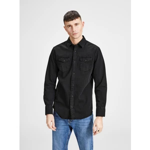 Black Denim Shirt Jack & Jones - Men