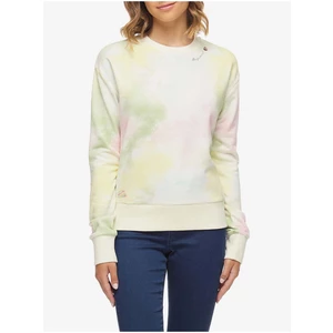 Cream Women's Patterned Sweatshirt Ragwear Delain Ombre - Women