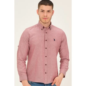 G765 DEWBERRY MEN'S SHIRT-RED