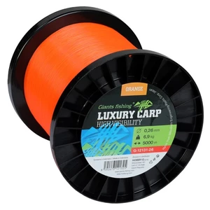 Giants fishing vlasec luxury carp high visibility orange - průměr 0,26 mm / nosnost 6,9 kg / návin 5000 m