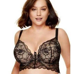 Charlize / B4 padded bra - black