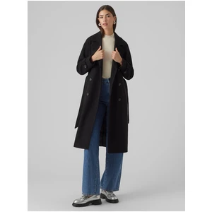 Women's black coat VERO MODA Fortunevega - Women