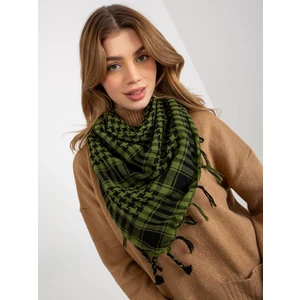 Ladies Checkered Scarf - Green