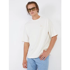 Cream Men's Oversize T-Shirt Puma Better Classics - Men