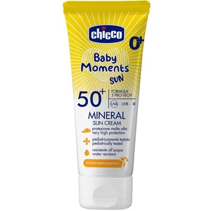 CHICCO Krém detský na opaľovanie s minerálmi SPF50+ 75ml, 0m+