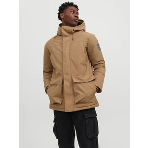 Brown Men's Winter Parka Jack & Jones Rob - Men