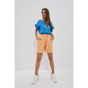 WOMAN SHORTS L-SH-4001 PEACH