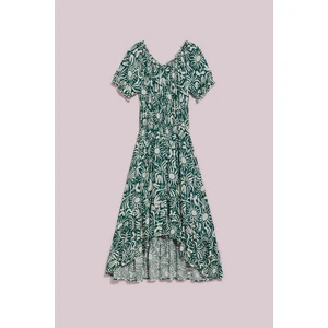 LADY'S DRESS L-SU-4040 PALM LEAF