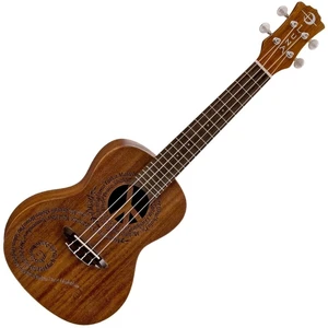 Luna Maluhia Peace Koncert ukulele Laser peace design