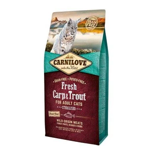 Carnilove Fresh Carp & Trout Sterilised for Adult cats 6kg