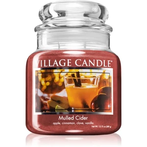 Village Candle Mulled Cider vonná sviečka (Glass Lid) 389 g