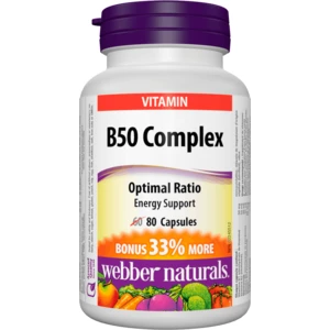 Webber Naturals B-Komplex Forte 60 + 20 tabs