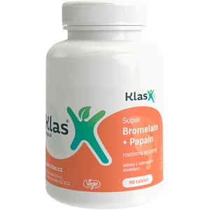 Klas Super Bromelain 500 mg + Papain 90 tbl.