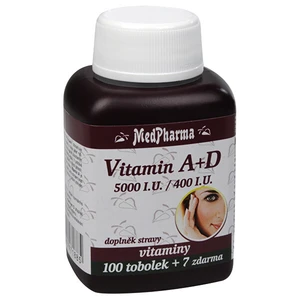 MEDPHARMA Vitamín A+D (5000 I.U./400 I.U.) 107 tobolek