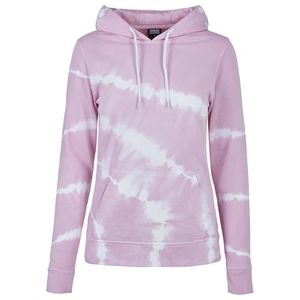 Ladies Tie Dye Hoody Girlypink