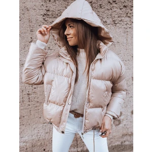 Women's jacket SIMMON light beige Dstreet TY2465