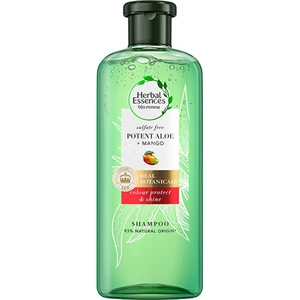 Herbal Essence Šampón pre suché a farbené vlasy Potent Aloe + Mango ( Color Protect & Shine Shampoo) 380 ml