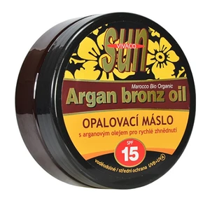 Opalovací máslo s arganovým olejem SPF 15 200 ml