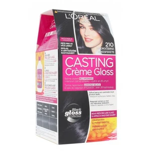 Přeliv bez amoniaku Loréal Casting Créme Gloss - 210 modro-černá - L’Oréal Paris + DÁREK ZDARMA