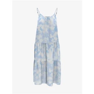 White and blue lady patterned dress ONLY Nova - Women