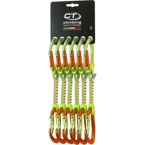 Climbing Technology Nimble Fixbar Set DY Dyneema Expressz Solid Straight/Solid Bent Green/Orange 12.0 Hegymászó karabiner