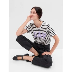 GAP Striped T-shirt with logo - Women