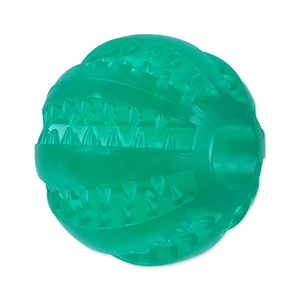 Míček Dog Fantasy Dental Mint zelený 6cm