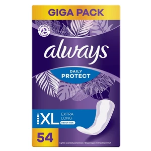 Always Daily Protect Extra Long slipové vložky s parfemací 54 ks