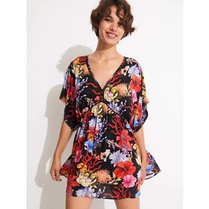 Black Women Patterned Mini Dress Desigual Angelina - Women