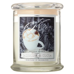 Kringle Candle Cashmere & Cocoa vonná sviečka 411 g