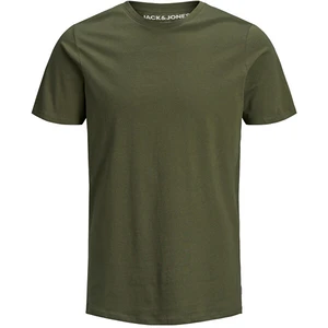 Jack&Jones Pánské triko JJEORGANIC BASIC TEE 12156101 Olive Night SLIM XL