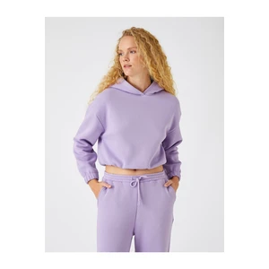 Koton Sweatshirt - Purple - Relaxed fit