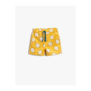 Koton Shorts - Yellow - Normal Waist