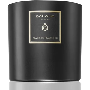 Bahoma London Obsidian Black Collection Black Sandalwood vonná sviečka 620 g