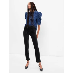 GAP Džíny slim velvet vintage high rise - Dámské