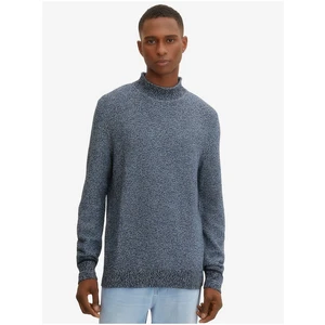 Dark blue men's brindle sweater Tom Tailor - Men