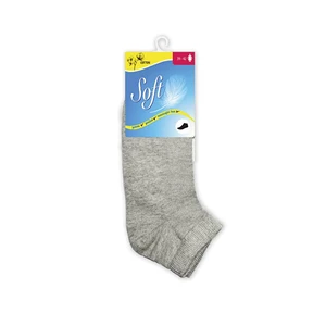 Soft Dámské ponožky se zdravotním lemem nízké - šedé 39 - 42