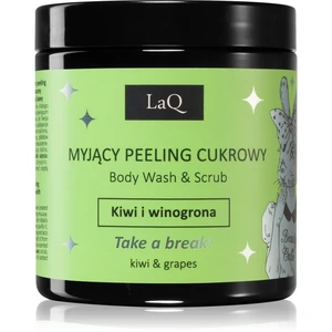 LaQ Bunny Kiwi & Grapes osviežujúci cukrový peeling 200 ml