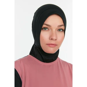 Trendyol Black Collar Hijab Swimsuit Cap