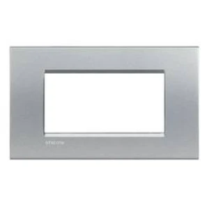 Legrand rám Living&Light hliník LNA4804TE