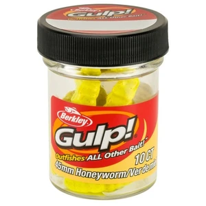 Berkley umělé nástrahy gulp honey worm-honey yellow 4,5 cm