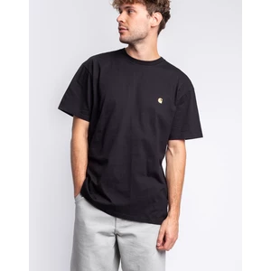 Carhartt WIP S/S Chase T-Shirt Black / Gold XS