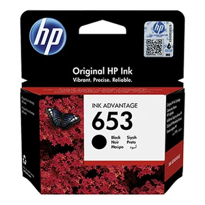 HP 653 3YM75AE černá (black) originální cartridge