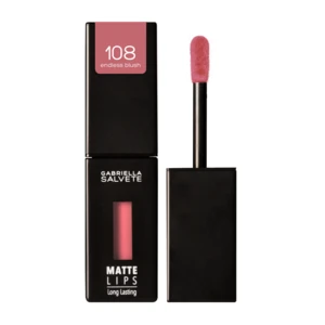 Gabriella Salvete Matte Lips dlouhotrvající tekutá rtěnka s matným efektem odstín 108 Endless Blush 4,5 ml