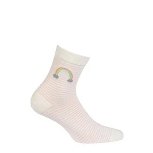 Gatta G44.01N Cottoline girls' socks patterned 33-38 off white 393